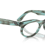 8362StripedTransparentGreen