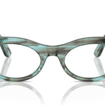 8362StripedTransparentGreen