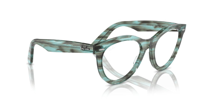 8362StripedTransparentGreen