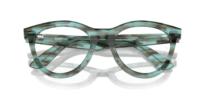 8362StripedTransparentGreen
