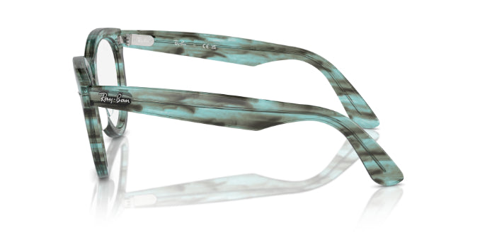 8362StripedTransparentGreen