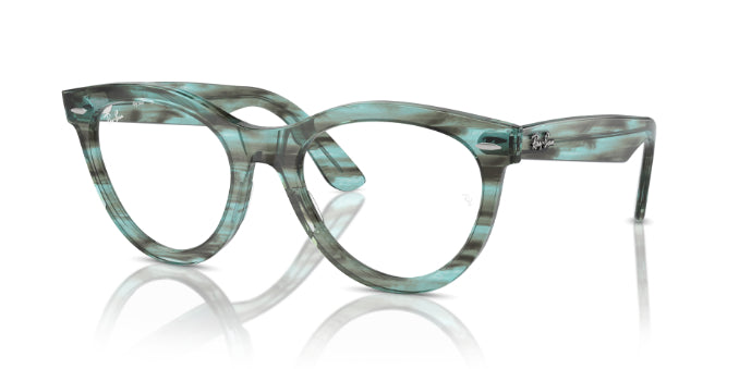 8362StripedTransparentGreen