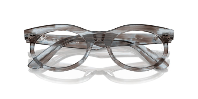 8361StripedTransparentBlue