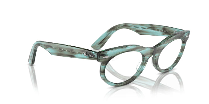 8362StripedTransparentGreen