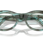 8362StripedTransparentGreen