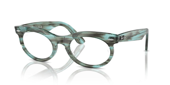 8362StripedTransparentGreen