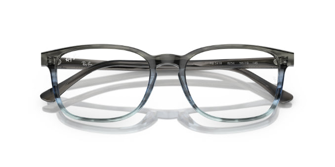 8254StripedGrey&Blue