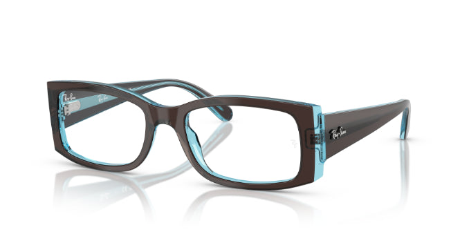 8366BrownOnTransparentBlue