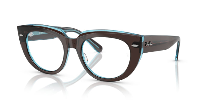 8366BrownOnTransparentBlue