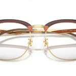 8325TransparentDarkBrownOnGold