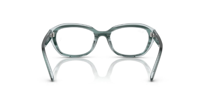 3990StripedGreenOnTransparentGreen