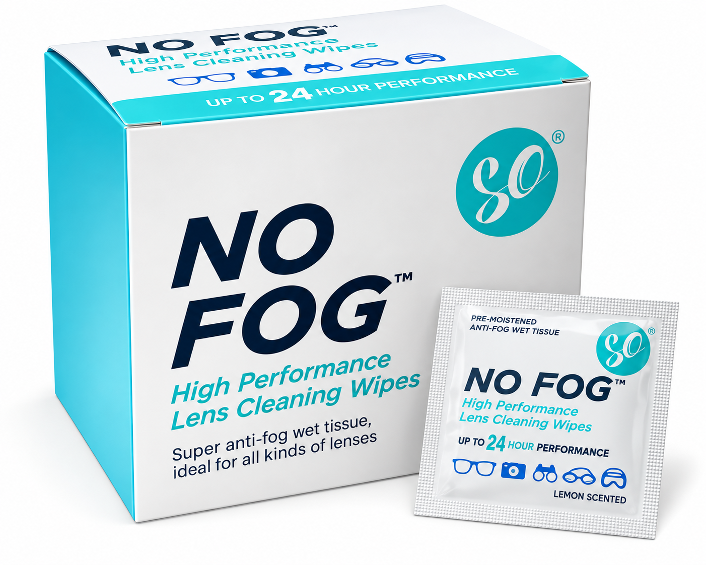 SO No Fog Wipes-Box