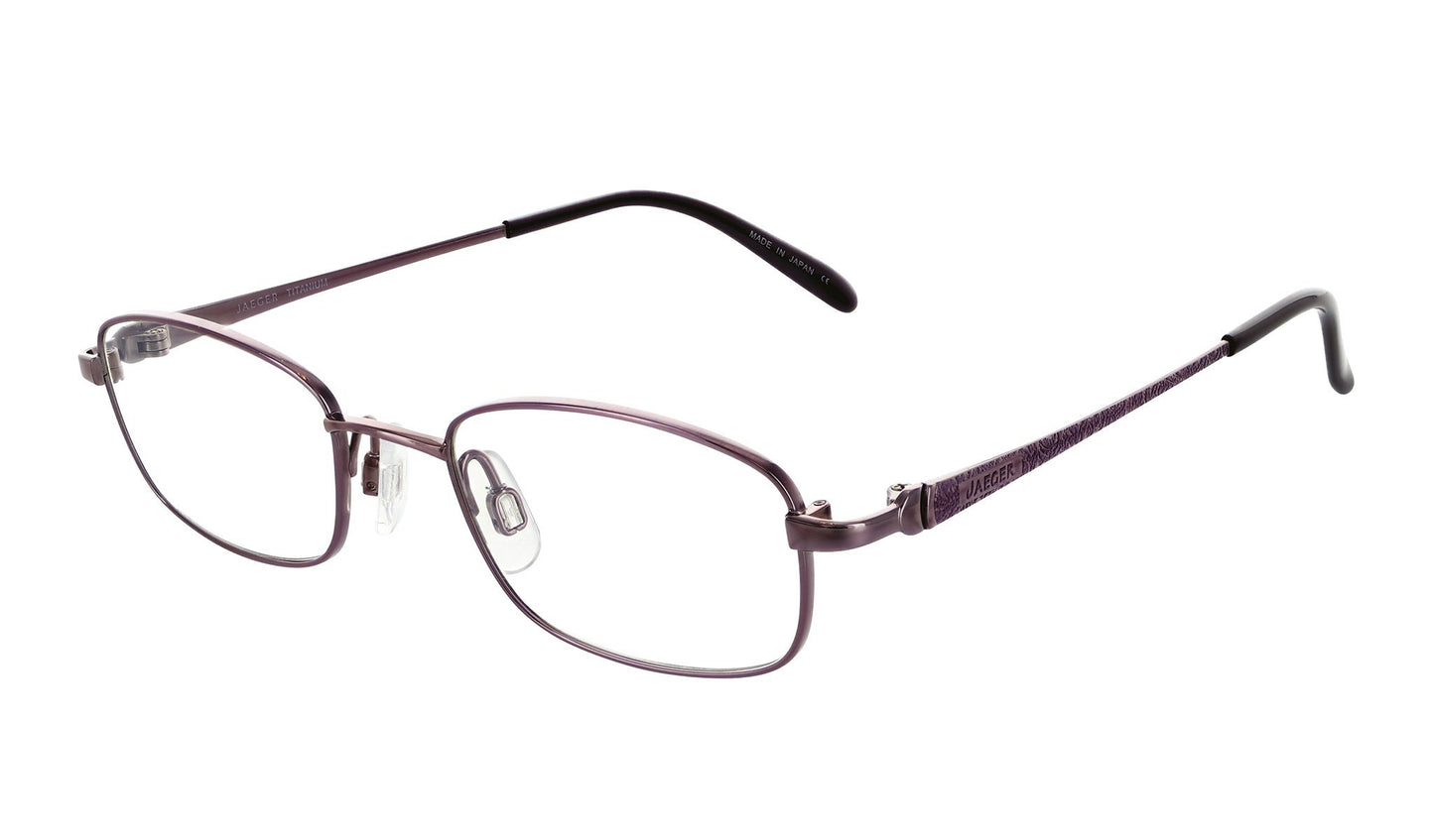 Jaeger Titanium 318 Small rectangular Glasses for Ladies