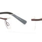 Jaeger Titanium 248 Rimless Designer Glasses Frames