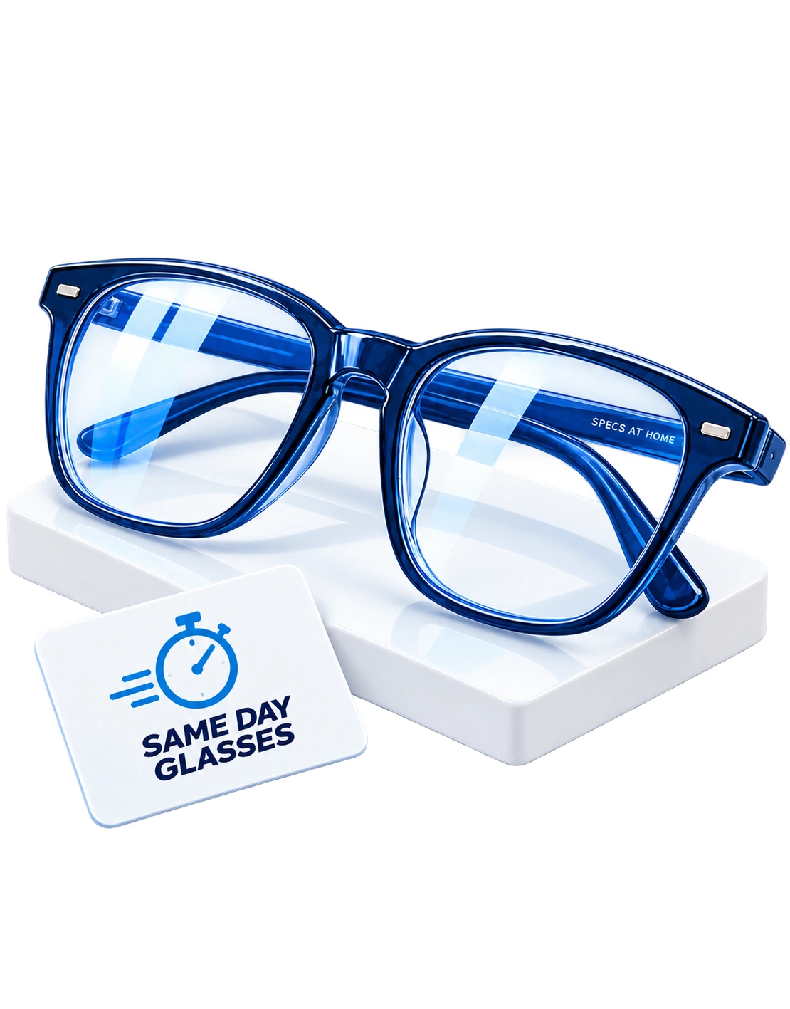 Prescription glasses ready for same day optical service