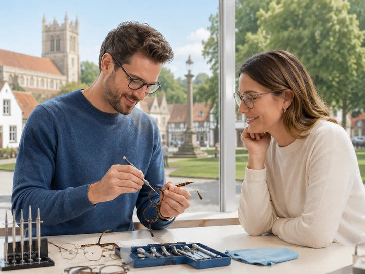 Glasses repair service in Essex