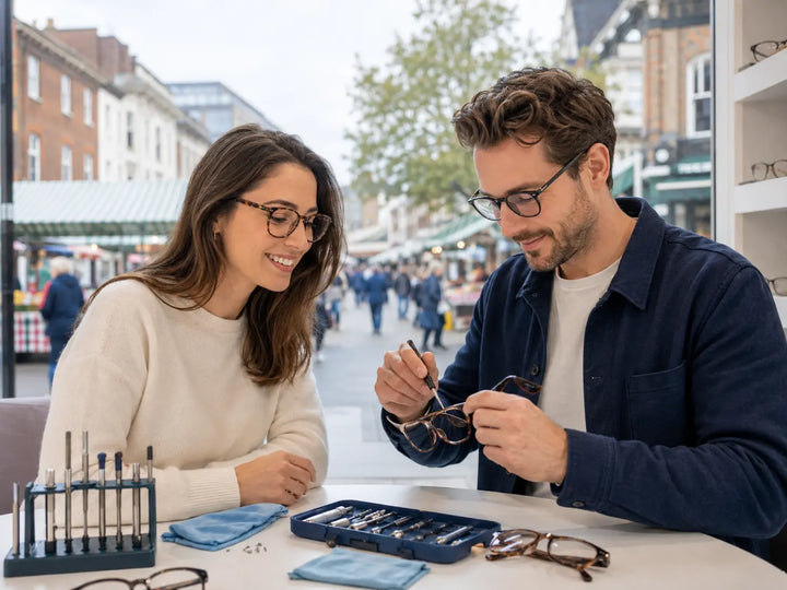 Glasses repair service in Romford